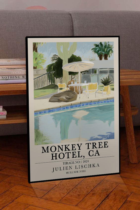 Monkey tree hotel, CA