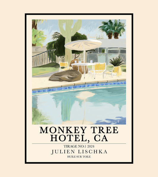 Monkey tree hotel, CA